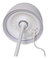 Star Trading Akku-Tischleuchte Ronda IP54, Warmweiss, Weiss - Dimmbar: nicht dimmbar - Lichtfarbe: Warmweiss - Zusätzliche Ausstattung: Ein/Aus-Schalter - Leuchtenfarbe: Weiss - Gesamtleistung: 1.7 W - Lampensockel: LED fest verbaut