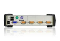 KVM Desktop Switch 4-Port USB - PS/2 VGA KVM Switch (KVM Cables included) ATEN