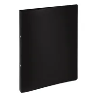PAGNA Ringbuch 23mm A4 20901-01 schwarz PP 2-Ring-Mechanik
