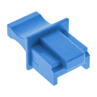 InLine Staubschutzkappen für RJ45 Buchsen - blau - 100 Stück