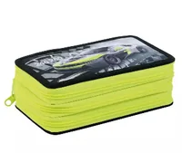 Eberhard Faber Etui Triple Racecar 36-teilig, Grün - Breite: 11.5 cm - Höhe: 7.1 cm - Tiefe: 18.8 cm - Gefüllt: Ja - Etui-Art: Etui - Material: Polyester