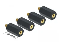 DELOCK Abstandshalter M 4 x M 3,Sechskant,InnenAußen 20 mm