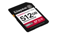 KINGSTON 512GB -  Canvas React Plus -  SDXC -  UHS-II -  280R/150W -  U3 -  V60 for Full HD/4K