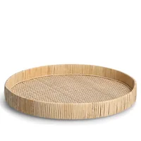 Zeller Present Serviertablett Nature Nature - Material: Rattan - Detailfarbe: Nature - Motiv: Ohne Motiv