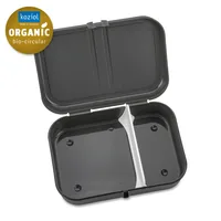 Koziol Lunchbox Pascal L Grau - Materialtyp: Biokunststoff - Unterteilungsmöglichkeit: Ja - Material: Biozirkulärer Kunststoff - Detailfarbe: Grau - Spülmaschinenfest: Ja - Set: Nein