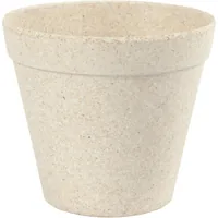 Creativ Company 56861 planter Indoor/outdoor Pot planter Freestanding Bamboo fiber, Polymer Beige