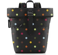 Reisenthel Freizeitrucksack Rolltop Backpack Dots - Volumen: 22 l - Rucksack Typ: Freizeit-Rucksack - Zielgruppe: Unisex - Eigenschaften: Aus recyceltem Material - Zertifikate: amfori BSCI - Helm Fixierung: Nein