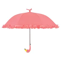 Esschert Design TP203 umbrella Pink Polypropylene (PP) Full-sized Rain umbrella