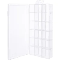 InLine Small Components Box, 18 compartments, 207x110x27mm, transparent