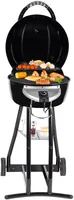 Trisa Elektrogrill BBQ Star 2 in 1 - Betriebsart: Holzkohle - Kabel - Tiefe: 60 cm - Breite: 52.5 cm - Detailfarbe: Schwarz - Silber - Anzahl Brenner: 1 × - Integriertes Thermometer: Ja