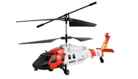 Amewi Helikopter UH-60 CX Black Hawk Coastguard RTF - Helikoptertyp: Koaxial-Modell - Antriebsart: Elektro Brushed - Helikopterserie: 100 bis 300 - Modellausführung: RTF (Ready to Fly) - Benötigt zur Fertigstellung: Kein weiteres Zubehör nötig - Scale-Mod