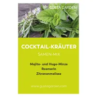 Gusta Garden Samen Mix Cocktail-Kräuter HARRY HERBS - Bio: Nein - Sonneneinstrahlung: Hell bis sonnig - Aussaatzeit: Ganzjährig - Gemüsegruppen: Kräuter - Saattyp: Saatgut - Erntezeit: Ganzjährig