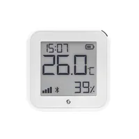 Shelly WLAN-Luftfeuchte- und Temperatursensor H&T Gen3, Weiss - Detailfarbe: Weiss - Produkttyp: Feuchtigkeitssensor - Protokoll: Bluetooth - WLAN - Systemkommunikation: Wireless - System-Kompatibilität: Google Assistant - Amazon Alexa