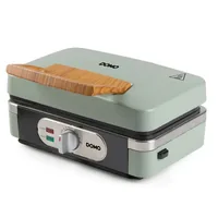 Domo Waffeleisen DO9276C , Mint - Leistung: 1100 W - Anzahl pro Durchgang: 2 - Motiv: Quadrat