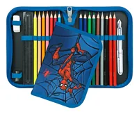 Scooli Etui gefüllt Spiderman - Breite: 14 cm - Höhe: 20 cm - Tiefe: 3 cm - Gefüllt: Ja - Etui-Art: Etui - Material: Polyester