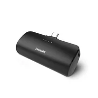 Philips Powerbank DLP2510C/04 2500 mAh - Akkutyp: Lithium-Ion (Li-Ion) - Akkukapazität: 2500 mAh - Detailfarbe: Schwarz - USB Ladeanschluss: 1 - USB-C PowerDelivery: Nein - Max. Output USB-C PowerDelivery: 0 W
