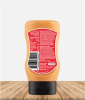 Chipeno Sauce Spicy Habanero 300 ml - Produkttyp: Chilisauce - Nährwertangabe pro: 100 ml - Energiegehalt (in kj): 2257 KJ - Energiegehalt (in kcal): 539 Kcal - Fett: 40.8 g - Davon gesättigte Fettsäuren: 3.2 g