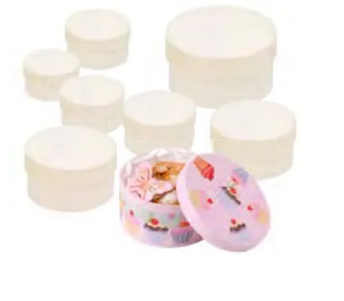 Glorex Holzartikel Ø 4.2 cm Spandose, rund - Produkttyp: Spardose - Breite: 4.2 cm - Höhe: 2.5 cm - Länge: 4.2 cm - Holzherkunft: China - Holzhandelsname: Pappel