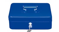 WEDO Geldkassette 5 Fächer, Blau - Produkttyp: Geldkassette - Widerstandsfähigkeit: Keine Angabe - Detailfarbe: Blau