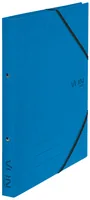 VON Ringbuch mit elastischen Eckbändern, 2.5 cm, Blau - Papierformat: A4 - Anzahl Ringe: 2