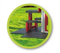 Bodenplatten-Set mit Klicksystem, Gartenspielgerät