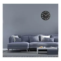 TFA Dostmann Funk-Wanduhr Schwarz, Ø 31 cm - Uhrtyp: Analog - Betriebsart: Batteriebetrieb - Funksignal: Ja - Funktionen: 24-Stundenanzeige - Sommer/Winterzeit automatisch - Form: Rund - Detailfarbe: Schwarz