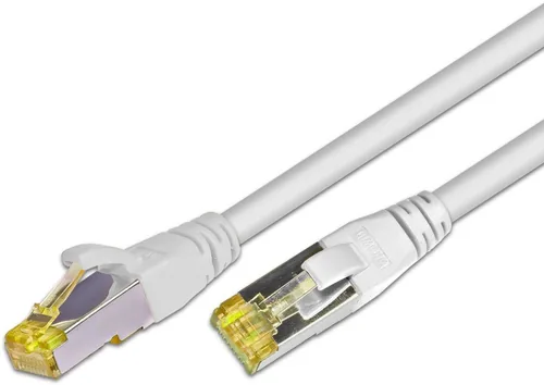 Wirewin Patchkabel RJ-45 - RJ-45, Cat 6A, S/FTP, 0.25 m, Weiss - Detailfarbe: Weiss - Form: Rund - Verpackungseinheit: 1 Stück - Zusatzfunktionen: Längenaufdruck auf Stecker - Mit Klinkenschutz - Länge: 0.25 m - Produkttyp: Patchkabel