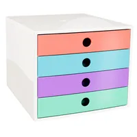 Exacompta 227707D unité de tiroir de bureau Multicolore