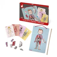 Janod Kinderspiel Magnetspiel Körper - Sprache: Multilingual - Russisch - Italienisch - Dänisch - Französisch - Chinesisch - Holländisch - Japanisch - Englisch - Deutsch - Spanisch - Kategorie: Lernspiel - Altersempfehlung ab: 7 Jahren - Spieldauer: 15 mi