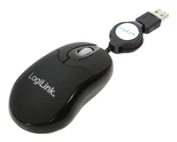 Logilink Maus USB Mini optisch 800dpi m. Kabeleinzug
