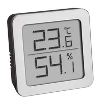 TFA Dostmann Thermo-/Hygrometer Digital 3er-Set - Detailfarbe: Silber - Typ: Thermo-/Hygrometer - Anwendungsbereich: Temperatur-/Feuchtemessung