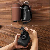 Smallrig Leather Case Kit für X half Schwarz - Tragemöglichkeit: Handgriff - Detailfarbe: Schwarz - Zusatzfächer: Nein - Bauform Kamera: Kompakt - Kamerataschenart: Kamerahülle