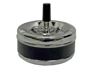 dameco 600035 ashtray Round Leatherette, Metal