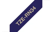 PTOUCH Textilbandkassette gold/blau TZe-RN34 PT-DV600VP 12 mm