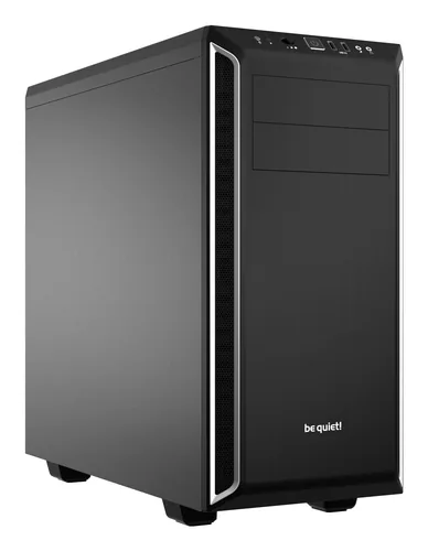be quiet! PC-Gehäuse Pure Base 600 - Unterstützte Mainboards: ATX - Micro-ATX - Mini-ITX - Detailfarbe: Silber - Sichtfenster: Nein - Gehäuse Bauart: Mid-Tower