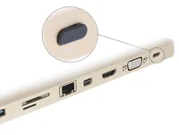 Delock Blindstecker/Staubschutz USB-C 10 Stück Schwarz - Detailfarbe: Schwarz - USB Standard: 3.0/3.1/3.2 Gen 1 (5 Gbps) - 2.0 (480 Mbps) - Winkelstecker: Nein - Steckertyp Seite B: Terminierung - Besondere Eigenschaften: Portblocker - Steckertyp Seite A:
