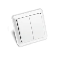 Intertechno Funk-Wandsender ITW-852, 2-fach - Produkttyp: Fernbedienung und Wandtaster - System-Kompatibilität: Keine - Protokoll: Intertechno - Systemkommunikation: Wireless - Detailfarbe: Weiss
