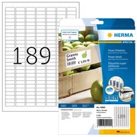 HERMA Etiketten A4 weiß 25,4x10 mm extrem haftend 4725 St.