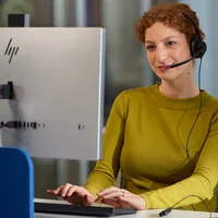 HP Poly POLY MISSION 415 USB HS CL WW Kopfhörer Kopfband Büro/Callcenter Schwarz