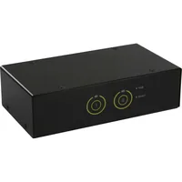 InLine Desktop KVM Switch, 2-port, HDMI, USB 3.0 Hub, with audio