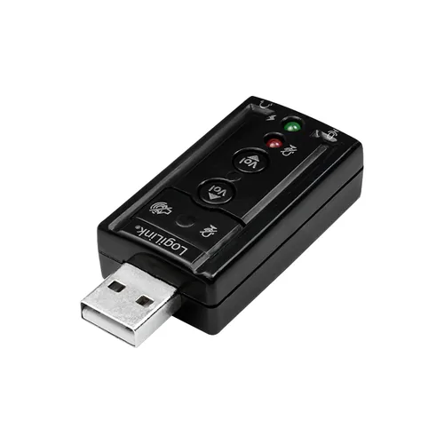 Logilink Soundkarte USB 7.1 Surround Sound Effekte