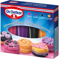 Dr. Oetker 146227000 Gel Black, Orange, Pink, Violet