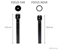 MAUL LED Taschenlampe Kronos L 26cm 8W, bis zu 280m
