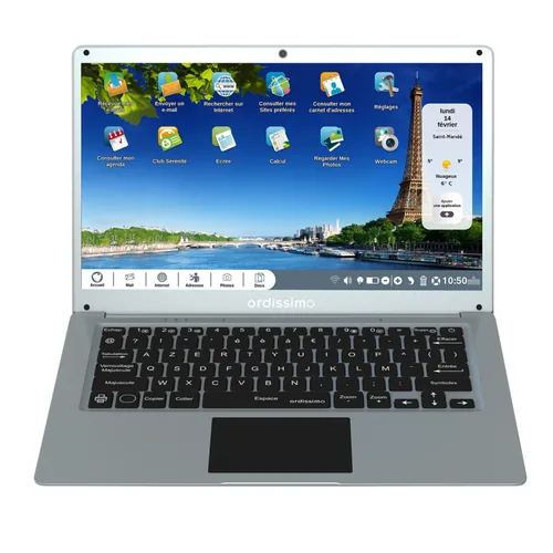 ORDISSIMO Eve 4 Intel® Celeron® N N5100 Laptop 35.6 cm (14") HD 8 GB 256 GB SSD Wi-Fi 5 (802.11ac) Silver