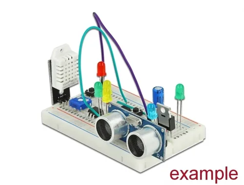 Delock Breadboard 1260/400 Kontakte - Zubehörtyp: Breadboard - Set: Nein