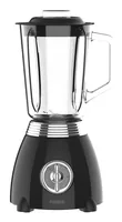 FURBER Standmixer Brando Schwarz glanz - Motorleistung: 500 W - Funktionen: Mixen - Fassungsvermögen Saftbehälter: 1.5 l - Detailfarbe: Schwarz glanz
