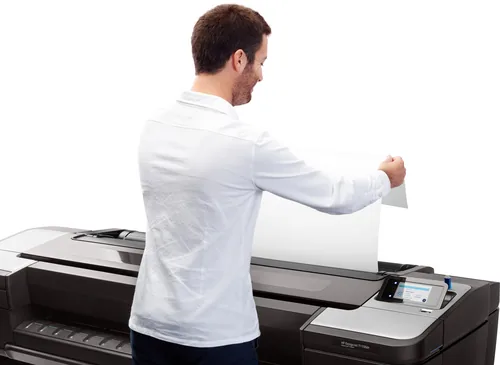 HP Designjet T1700 44-in Printer stampante grandi formati Getto termico d'inchiostro A colori 2400 x 1200 DPI 1118 x 1676 mm Collegamento ethernet LAN