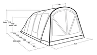 Outwell Florida 5 Air 5 person(s) Green Tunnel tent