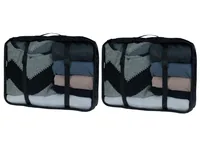 KOOR Kleiderbeutel Reesa, Grösse XL, 2er-Pack, Schwarz - Gewicht: 125 g - Volumen: 14 l - Farbe: Schwarz - Sportart: Outdoor