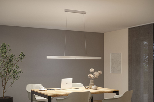 Paulmann Pendelleuchte LED Touchless Sensor Aptare Weiss - Betriebsart: Netzbetrieb - Lampensockel: LED fest verbaut - Farbtemperatur Kelvin: 2700 K - Gesamtleistung: 16.5 W - Farbwiedergabeindex CRI: 80 - Dimmbar: dimmbar